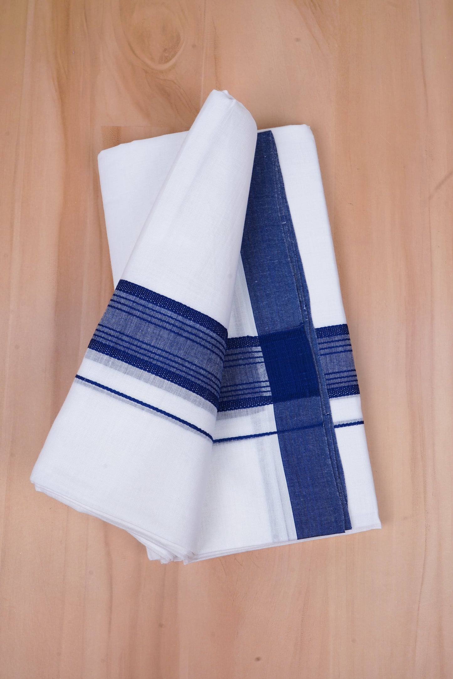 FCD-522 W/D DHOTI 3.80 MTR- Dark Blue