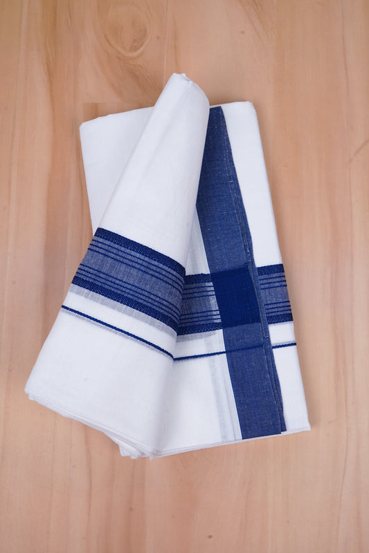 FCD-522 W/D DHOTI 3.80 MTR- Dark Blue
