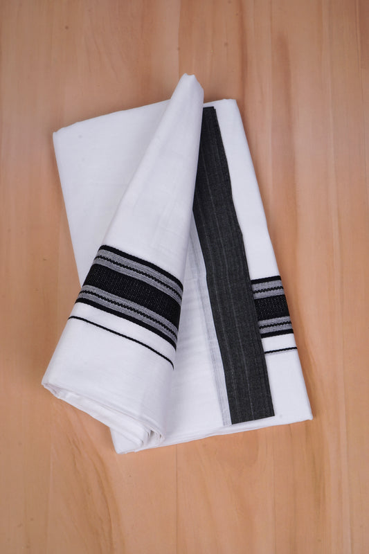 FCD-416 W/D DHOTI 3.80 MTR -  Black
