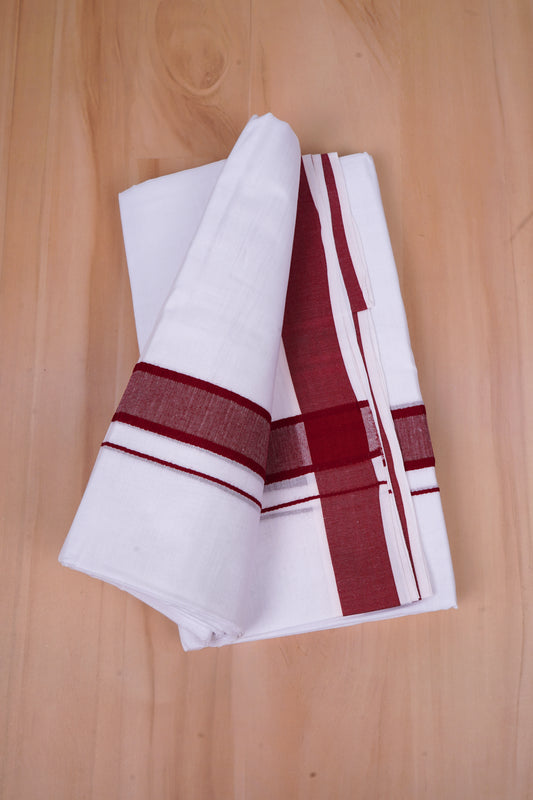 FCD-471 W/D DHOTI 3.80 MTR - Maroon