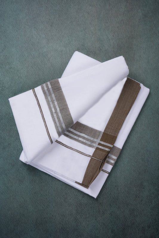 FCD-574 W/D DHOTHIE 3.80 MTR-LIGHT BROWN