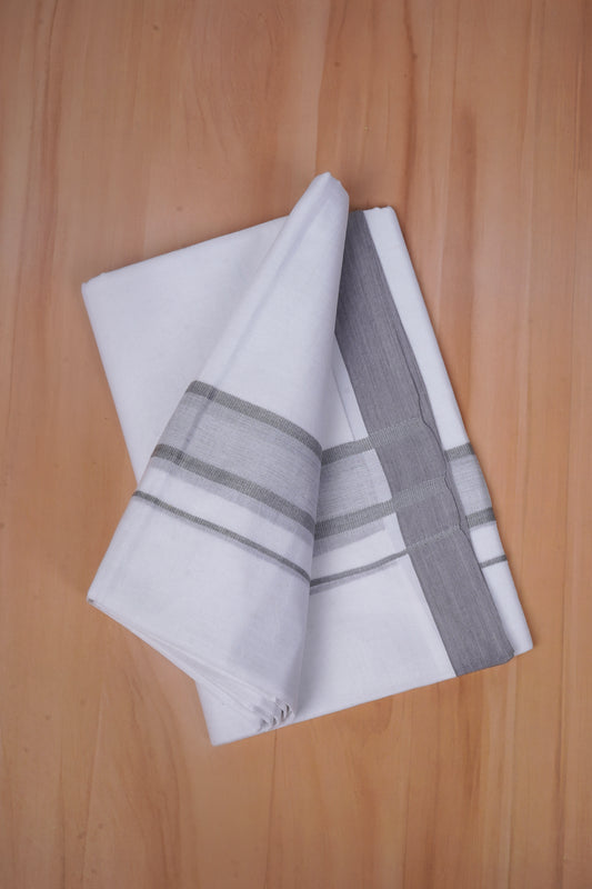 FCD-568 W/D DHOTI 3.80 MTR - Silver