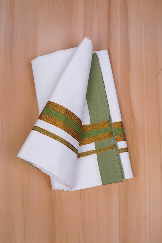 Gold Max W/S Dhoti 2.00 MTR - Green