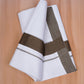 FCD-614 W/D DHOTI 3.80 MTR - L Brown