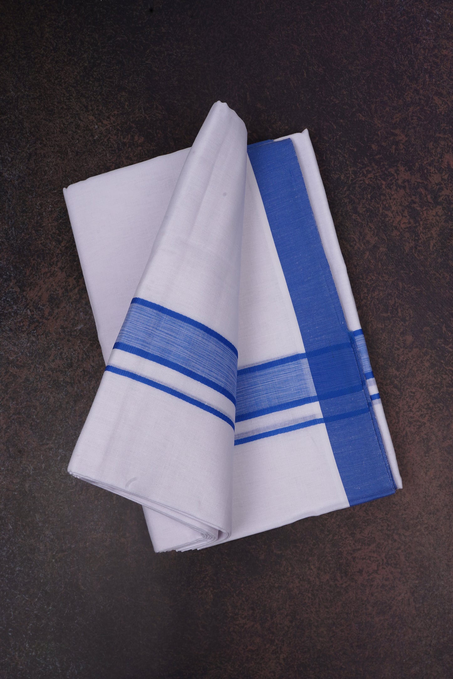 FD-108 W/D DHOTI 3.70 MTR-Blue