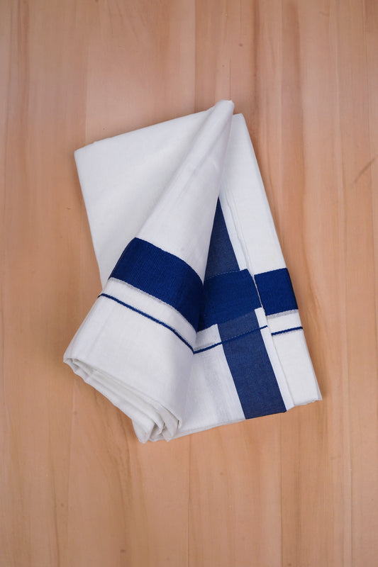 FCD-381 W/D DHOTI 3.80 MTR - Dark Blue