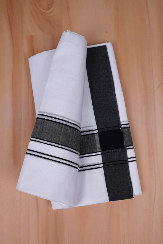 FCD-03 W/D DHOTI 4.00 MTR-Black