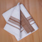 FCD-582 W/D DHOTI 3.80 MTR -Brown