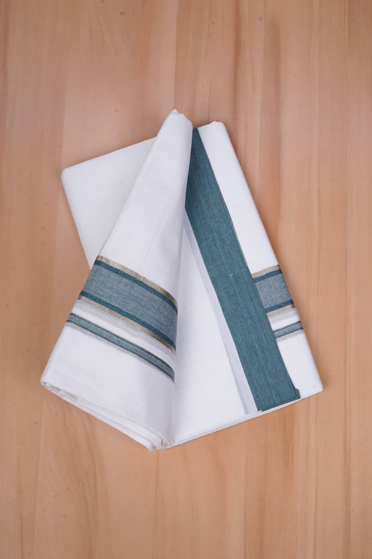 FCD-409 W/D DHOTI 3.80 MTR - Light Green