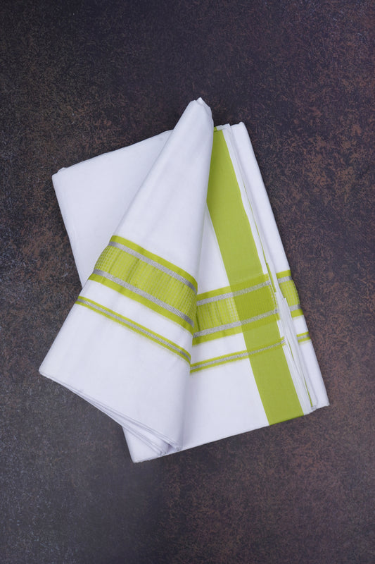 FD-167 W/D DHOTI 3.80 MTR-Green