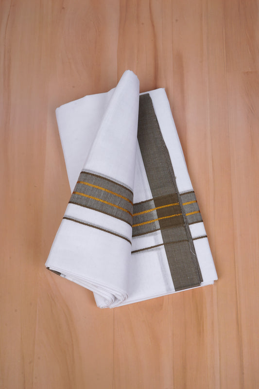 FCD-530 W/D DHOTI 3.80 MTR-Dark Green
