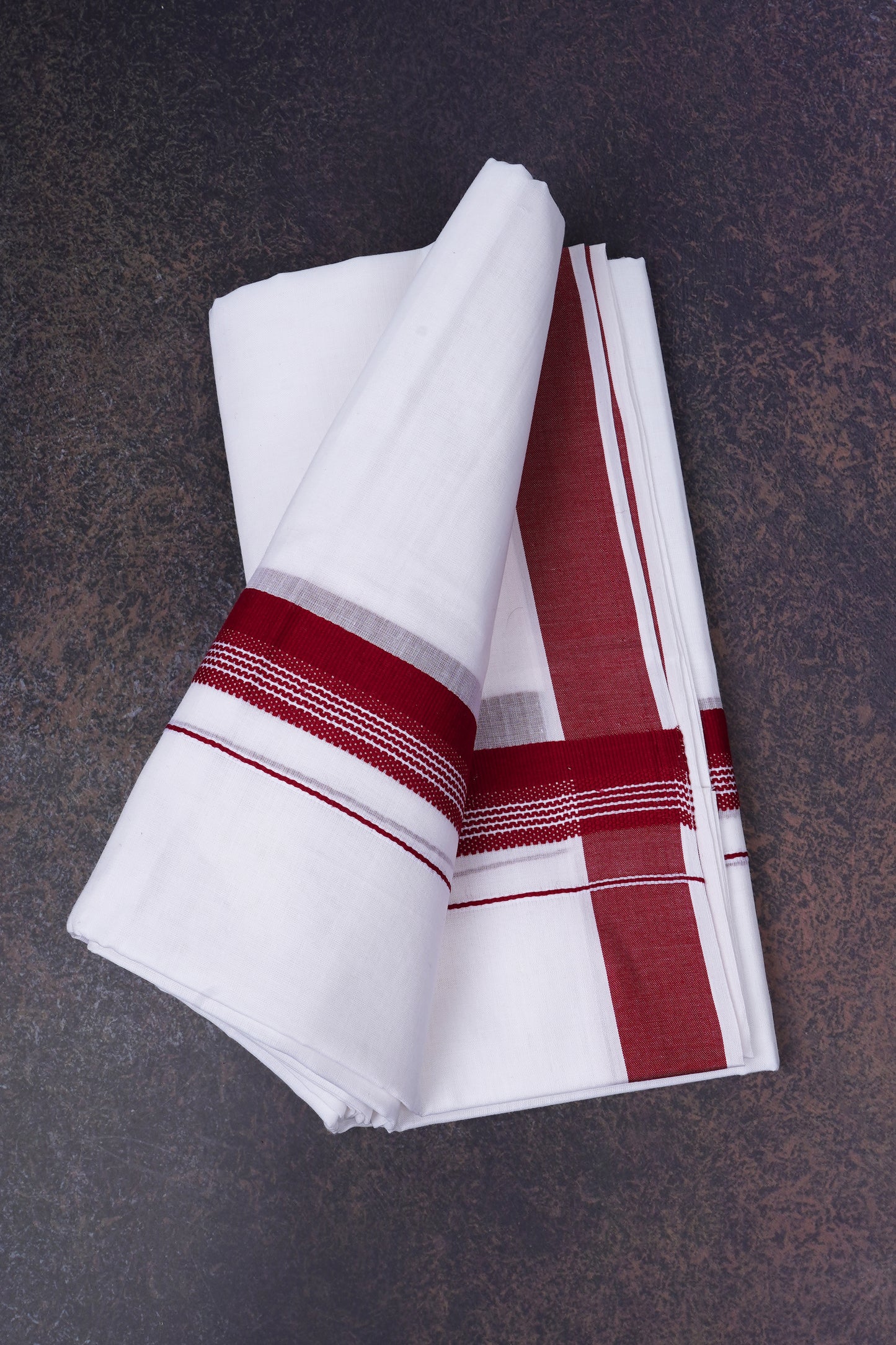 FCD-362 W/D DHOTI 3.80 MTR-Maroon