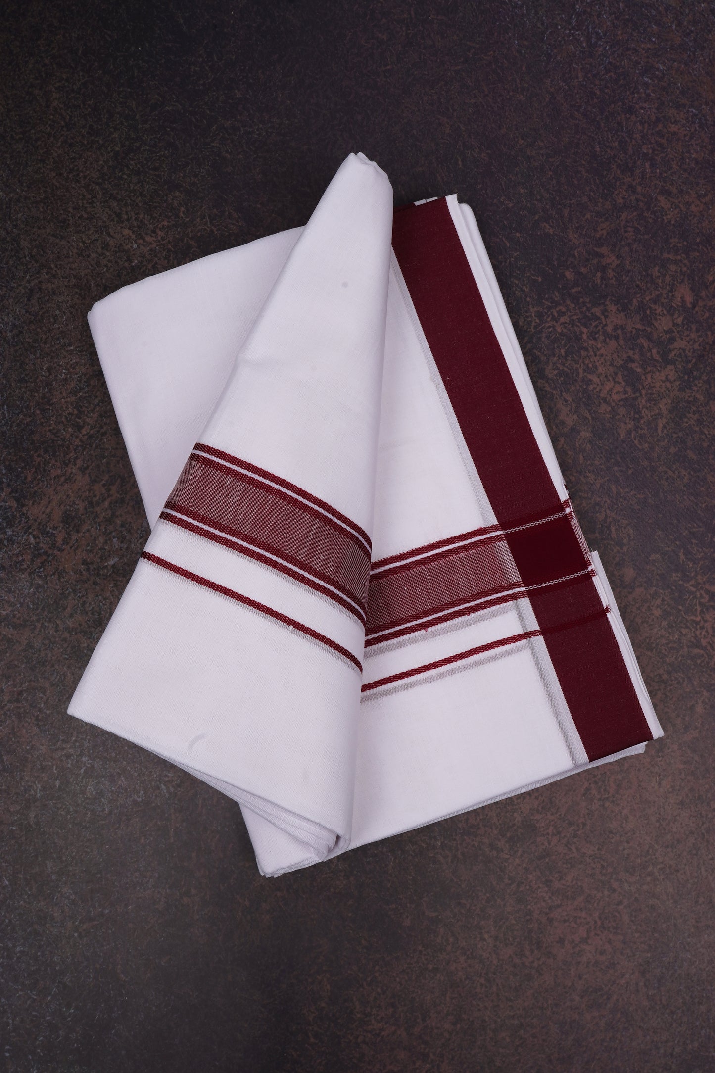 FD-116 W/D DHOTI 3.80 MTR-maroon