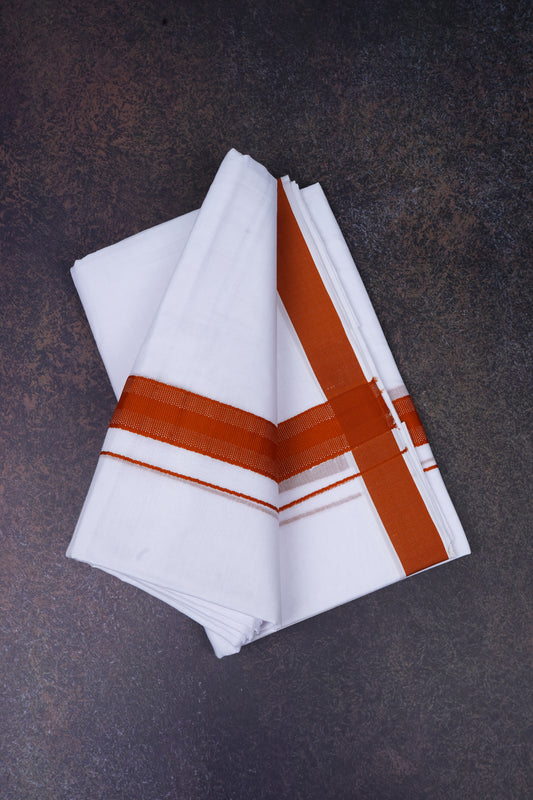 FD-177 W/D DHOTI 3.80 MTR-Brown