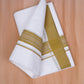FCD-621 W/D DHOTI 3.80 MTR - Gold yellow