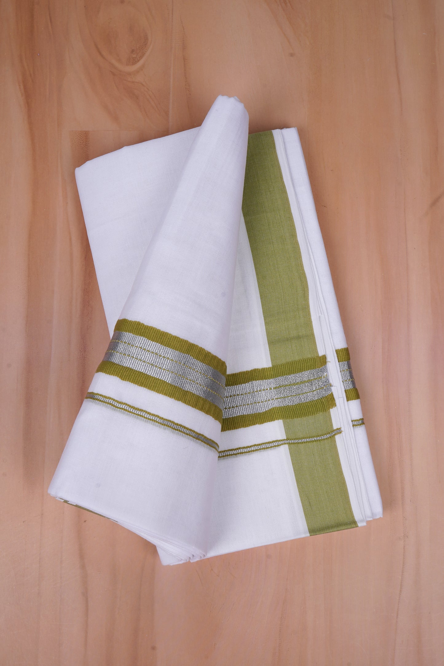 FCD-565 W/D DHOTI 3.80 MTR - Olive Green