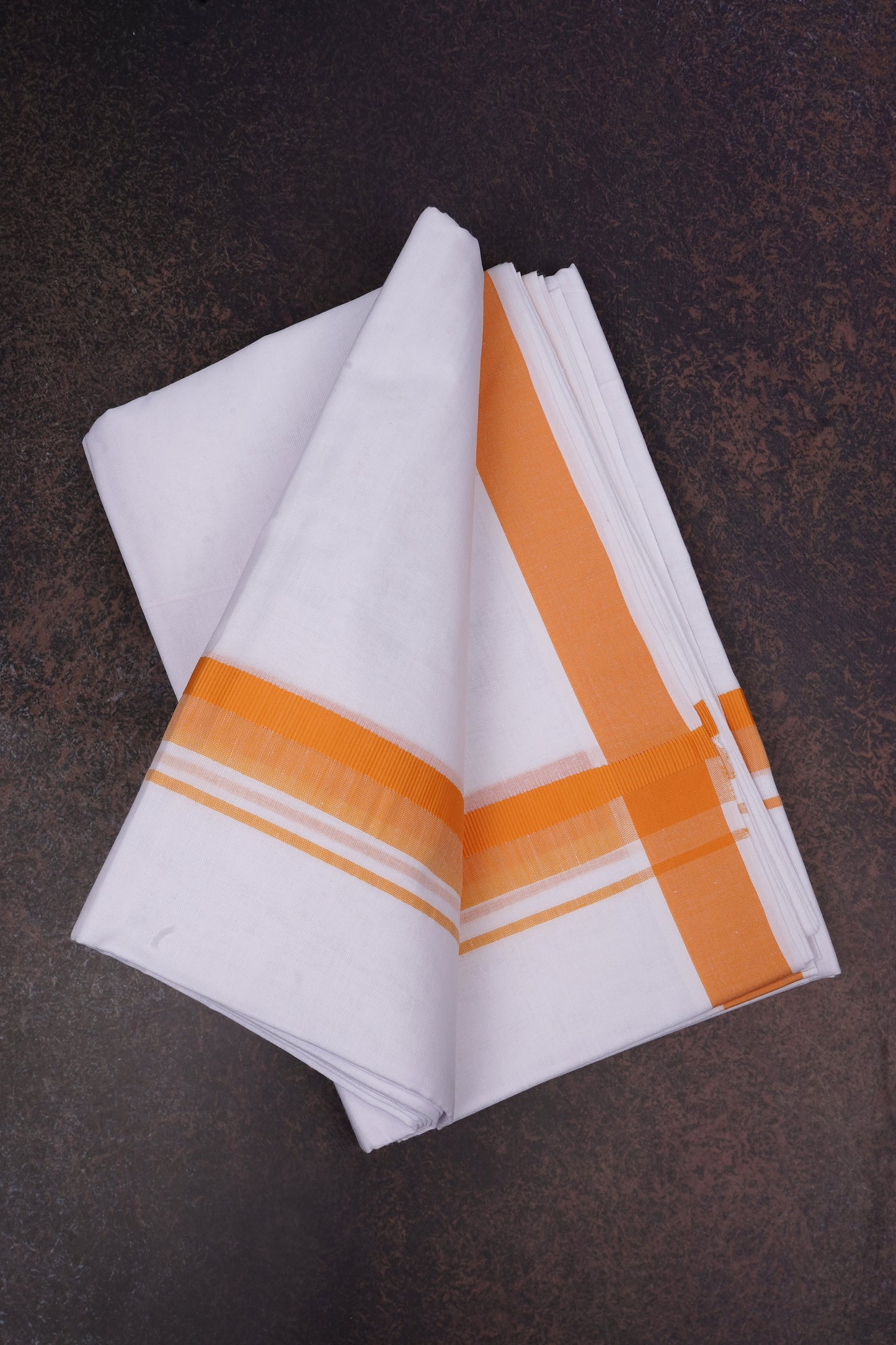 FD-155 W/D DHOTI 4.00 MTR-Ramar Orange