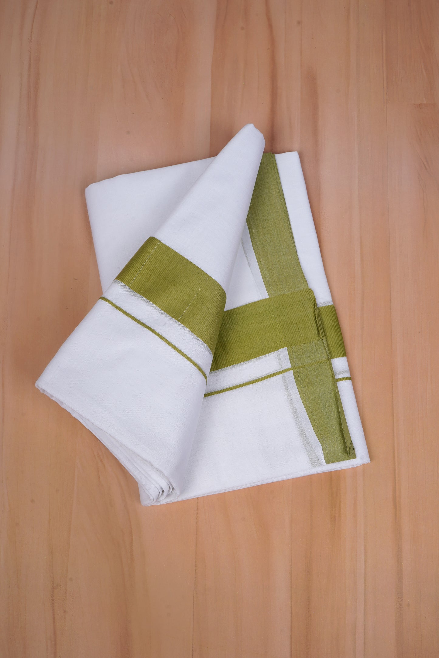 FCD-596 W/D DHOTI 3.80 MTR - Green
