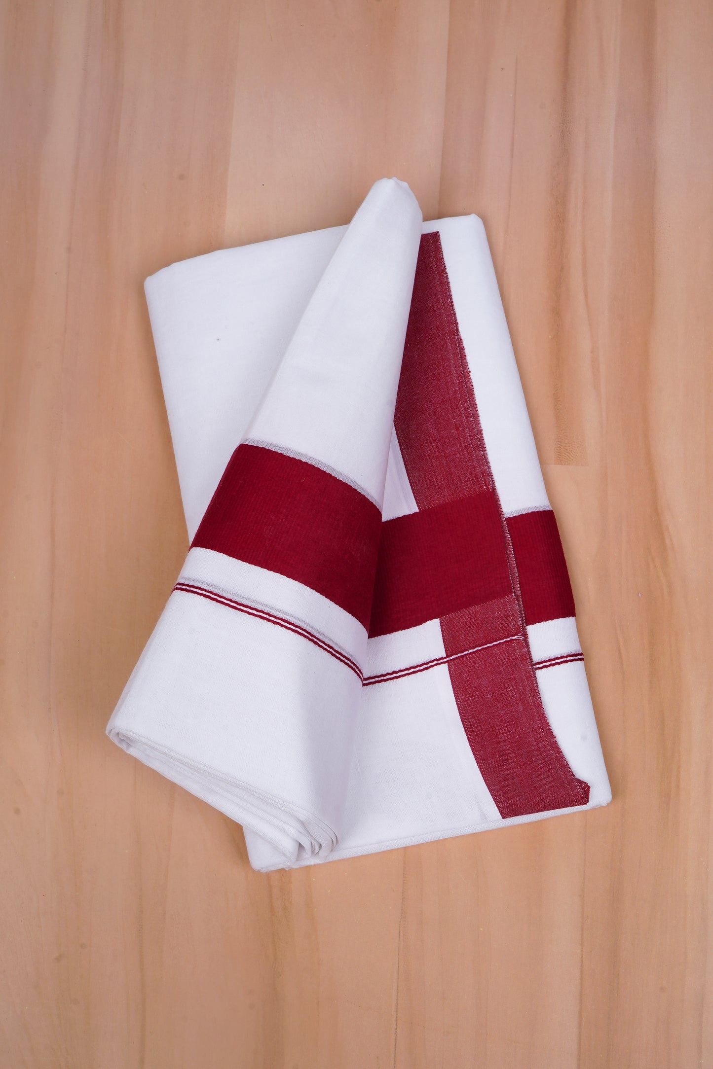 FCD-614 W/D DHOTI 3.80 MTR - Red