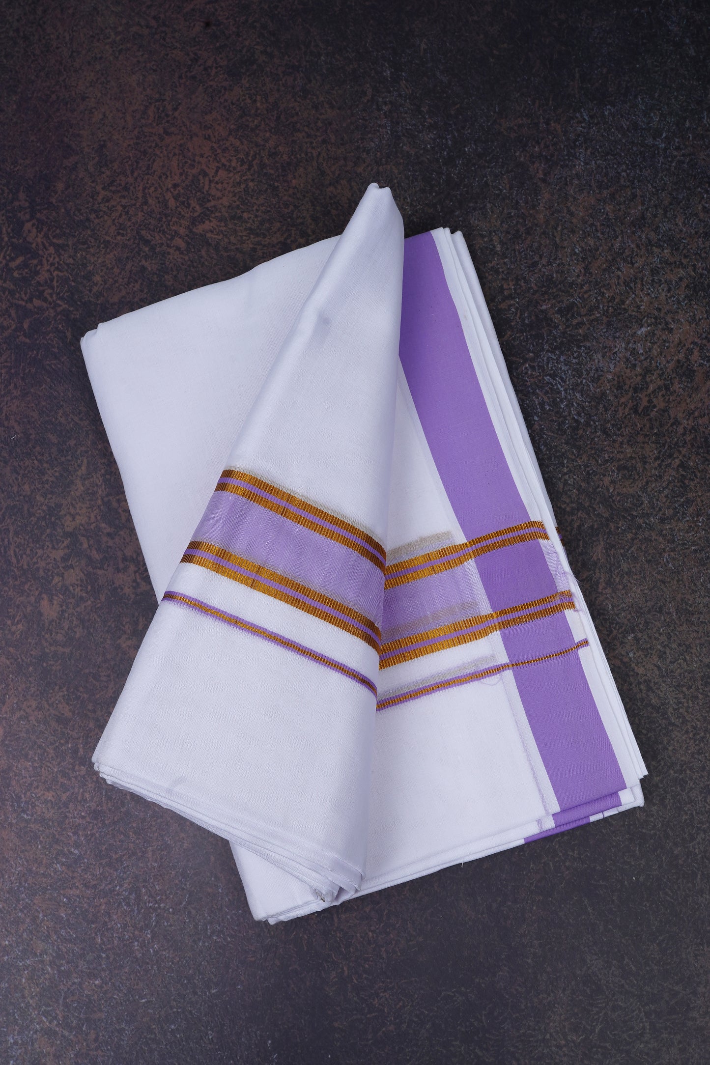 FD-172 W/D DHOTI 3.80 MTR-Purple