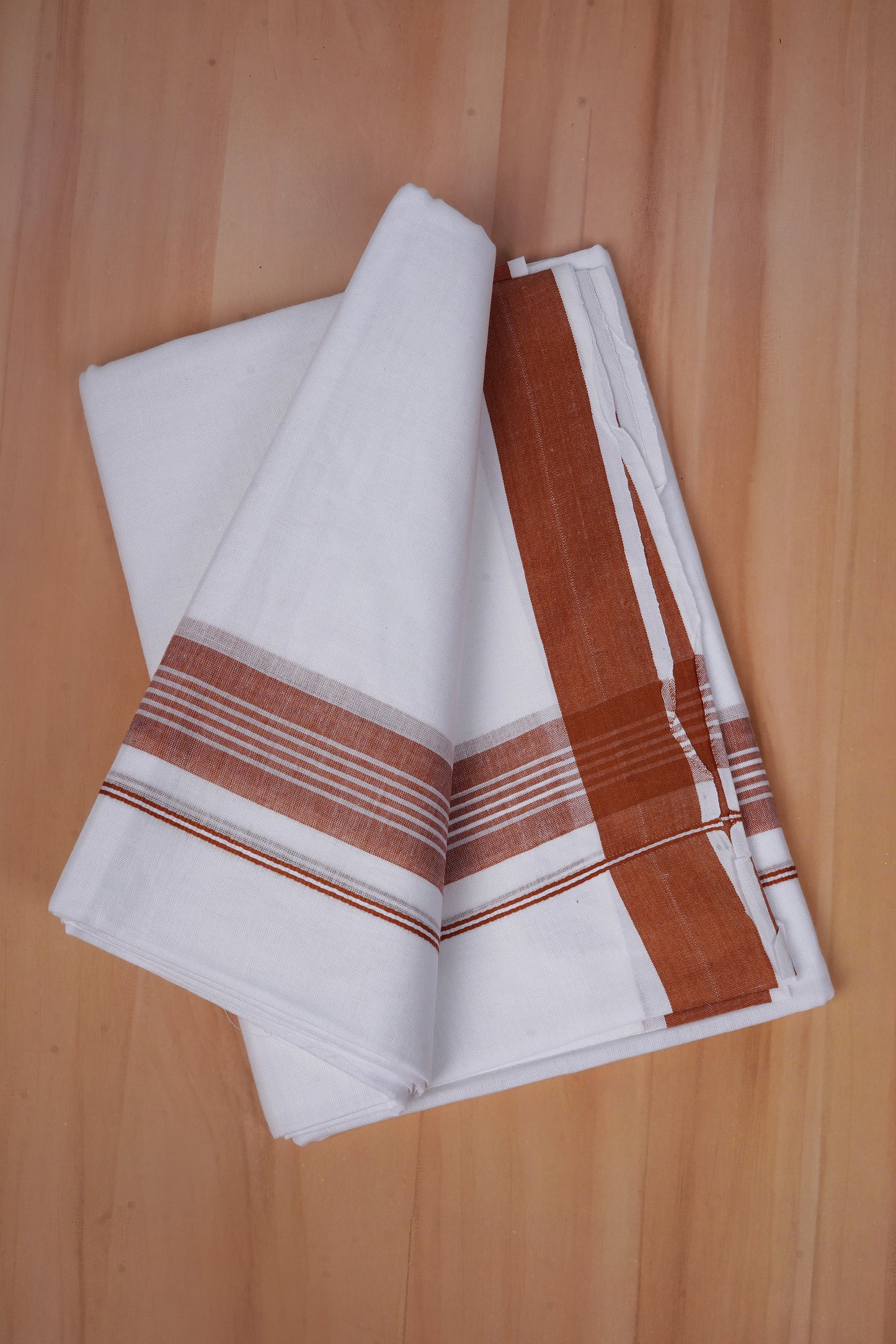 FCD-466 W/D DHOTI 3.80 MTR - Brown