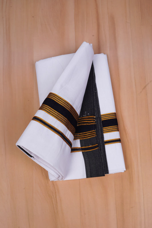 Gold Max W/S Dhoti 2.00 MTR - Black