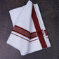 FD-91 W/D DHOTI 3.80 MTR-Dark Brown