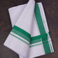FD-155 W/D DHOTI 4.00 MTR-Dark Green