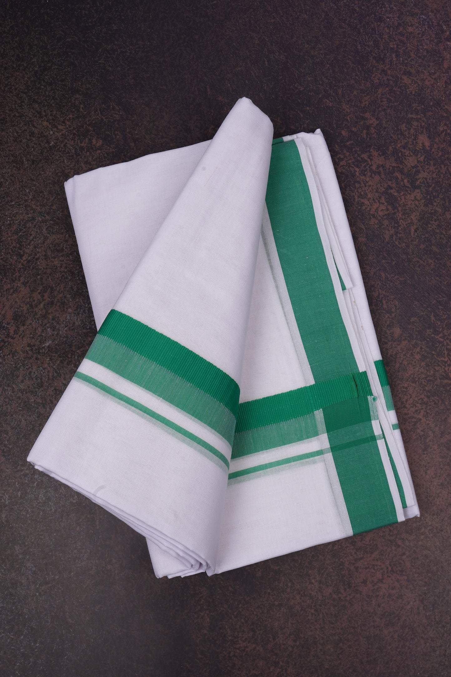 FD-155 W/D DHOTI 4.00 MTR-Dark Green