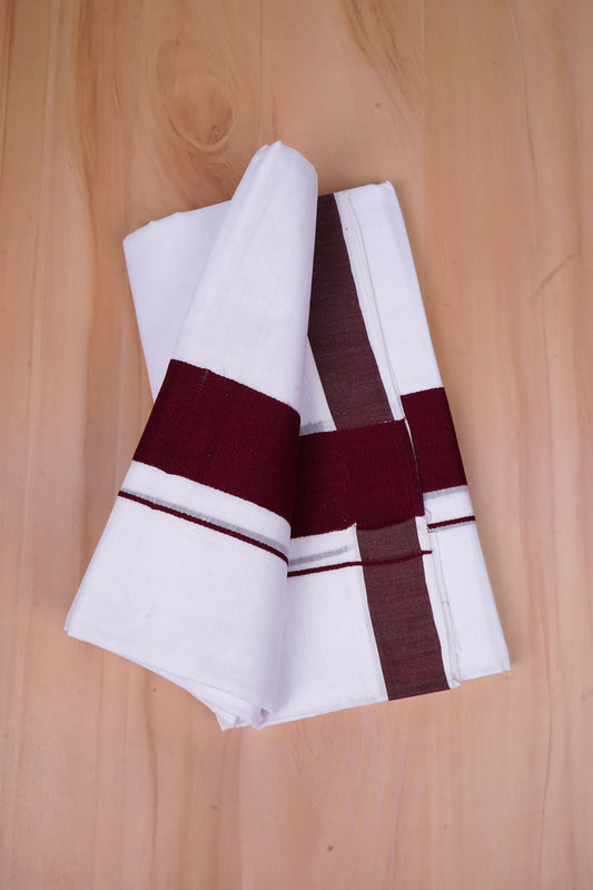 FCD-333 W/D DHOTI 3.80 MTR- Coffee Brown