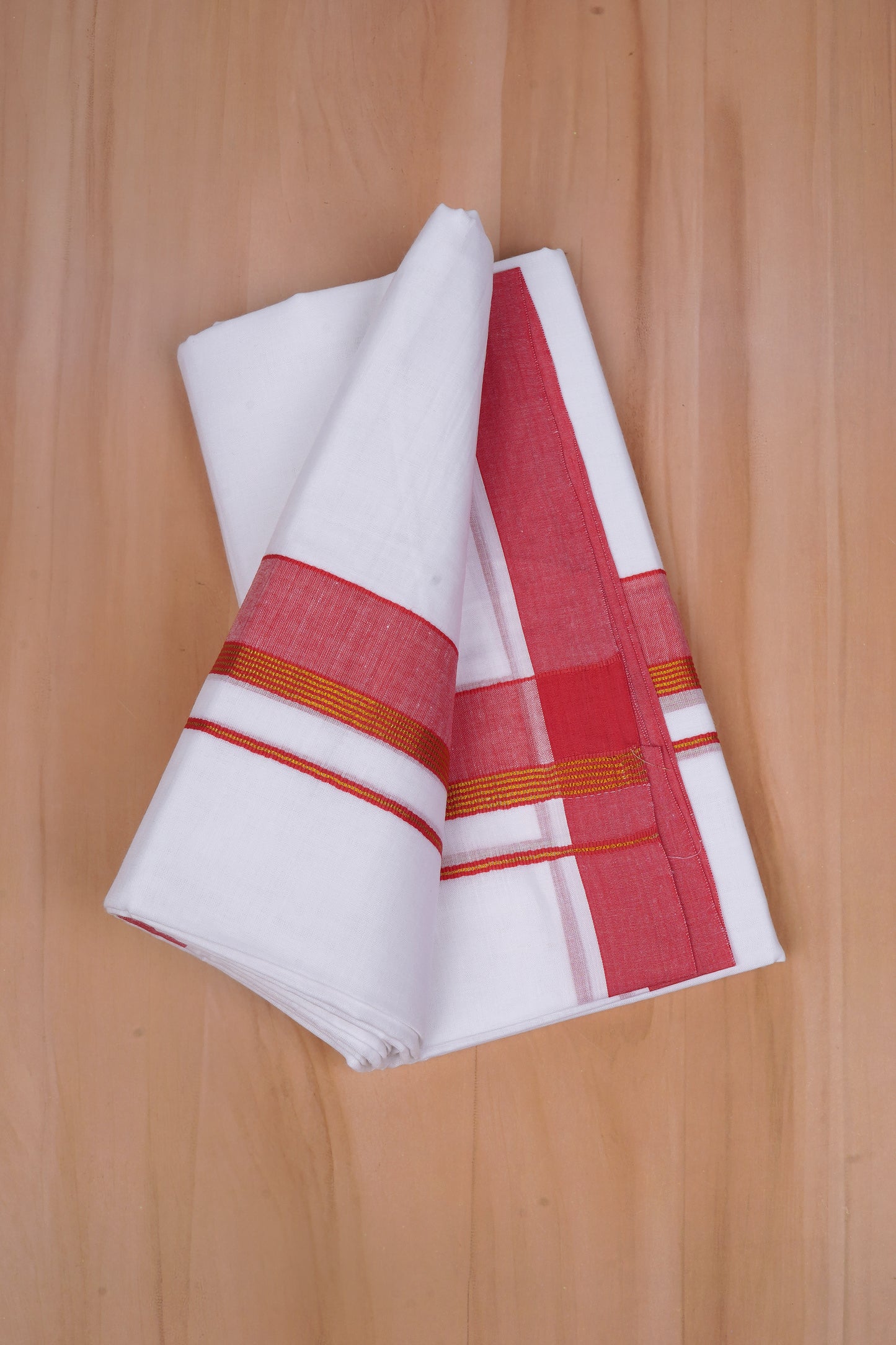 FCD-524 W/D DHOTI 3.80 MTR-Dark Pink