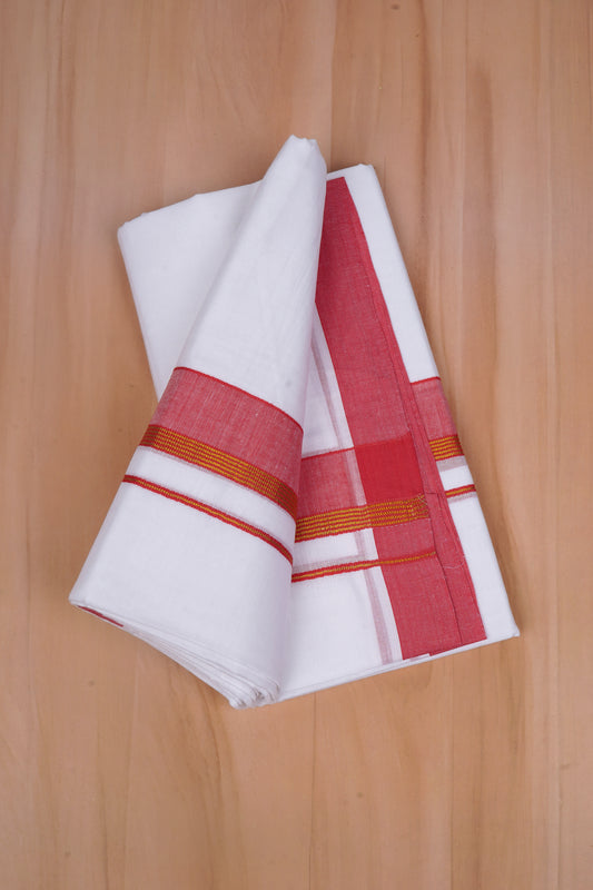 FCD-524 W/D DHOTI 3.80 MTR-Dark Pink
