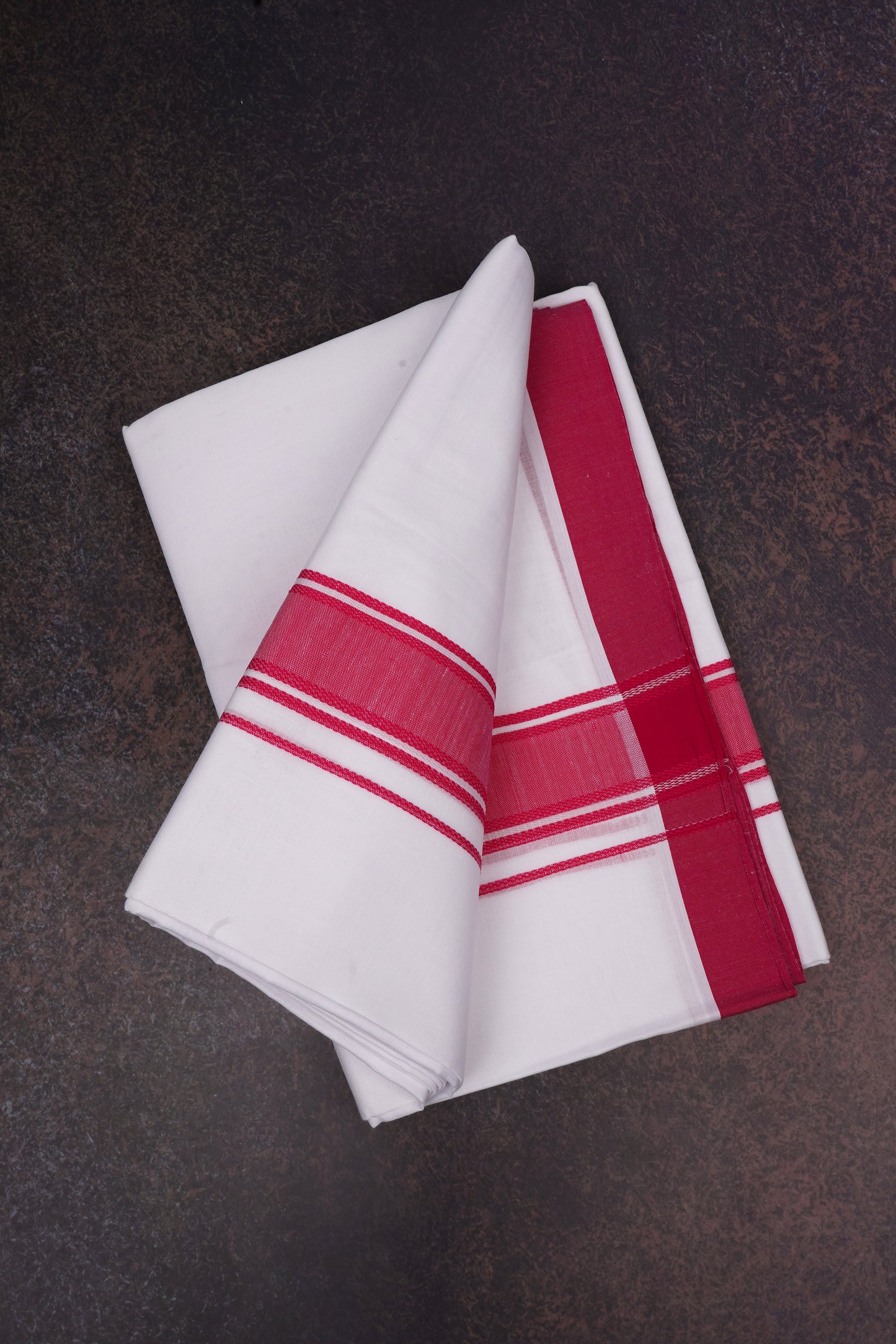 FD-116 W/D DHOTI 3.80 MTR-Dark pink