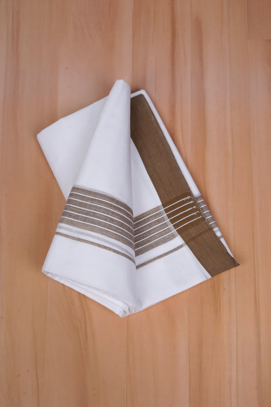 FCD-610 W/D DHOTI 3.80 MTR - L Brown
