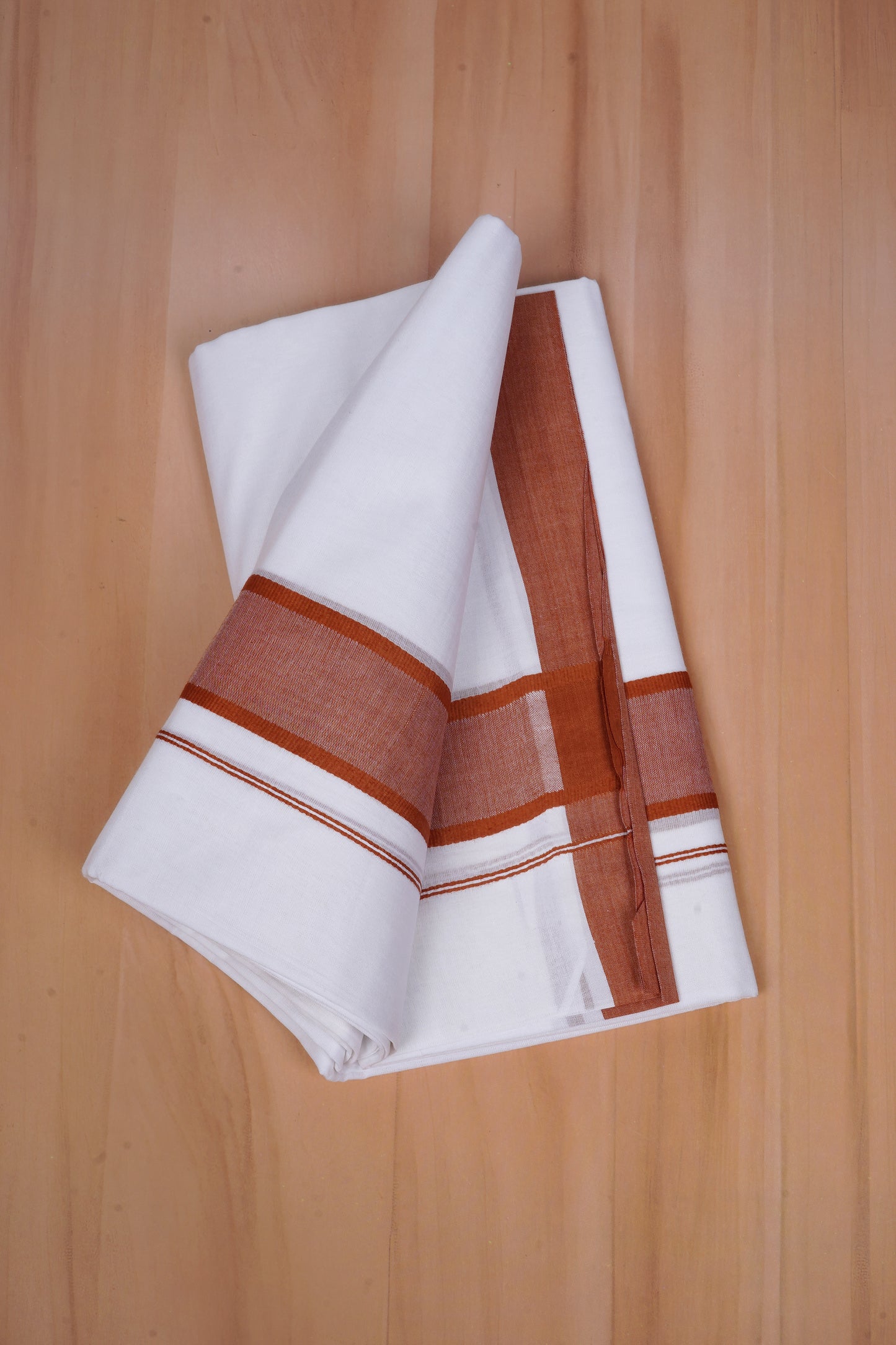 FCD-74 W/D DHOTI 3.80 MTR- Brown
