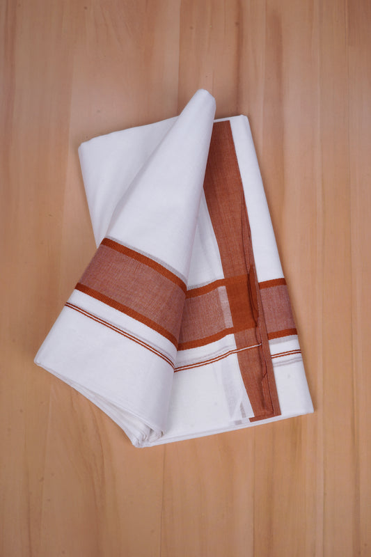 FCD-74 W/D DHOTI 3.80 MTR- Brown