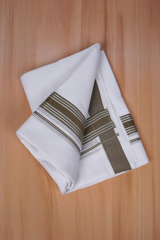 FCD-590 W/D DHOTI 3.80 MTR - L Brown