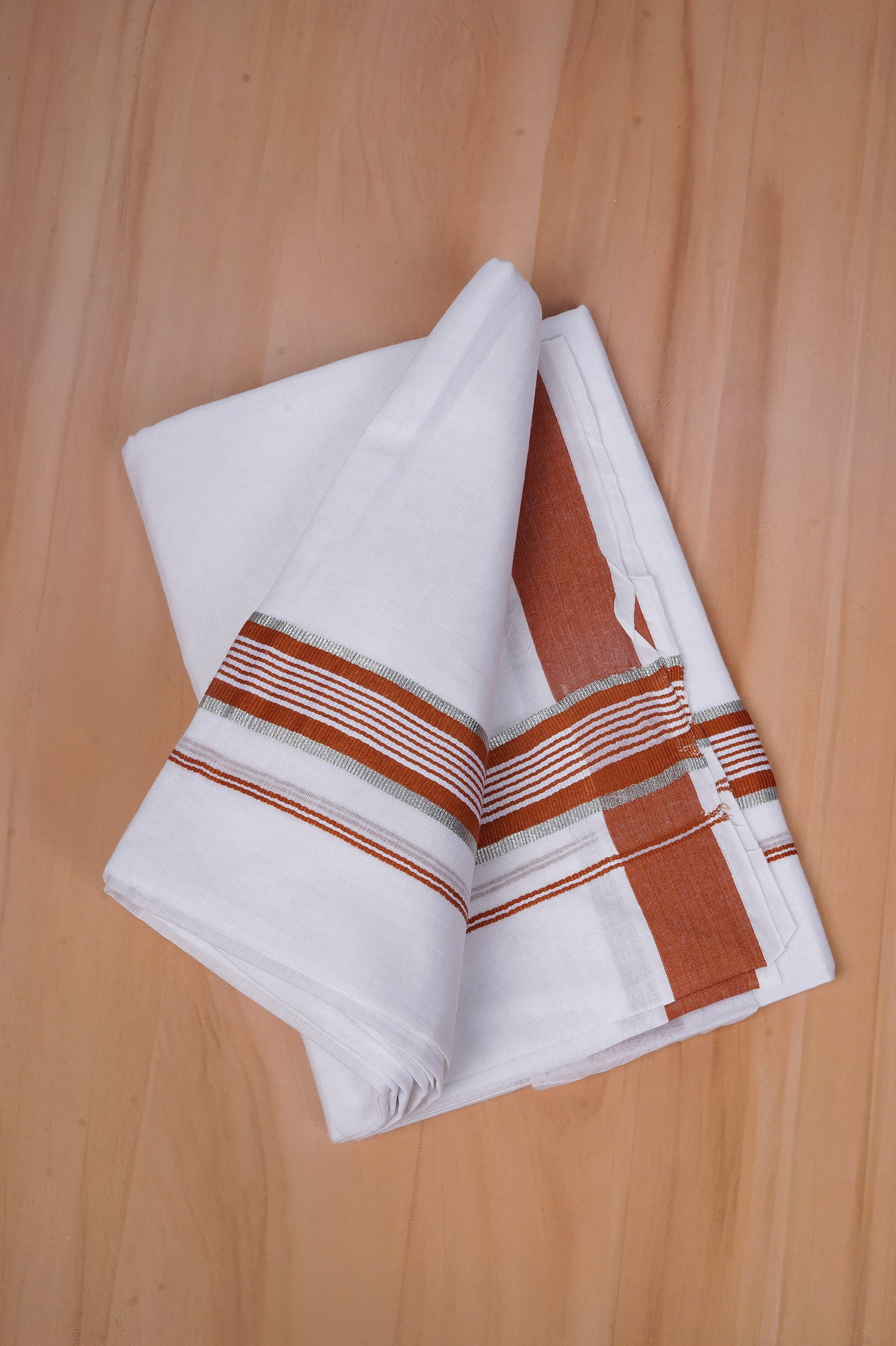 FCD-589 W/D DHOTI 3.80 MTR -  brown