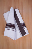 FCD-416 W/D DHOTI 3.80 MTR - Brown