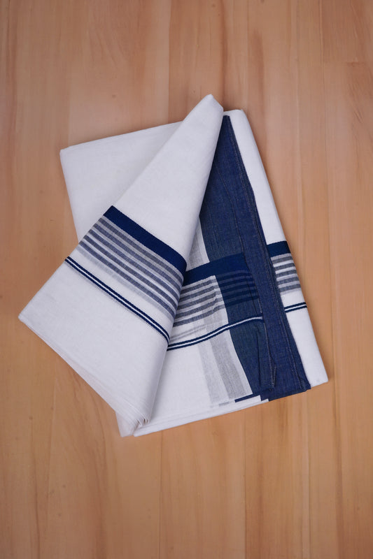 FCD-575 W/D DHOTI 3.80 MTR - Navy Blue