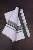 FD-133 W/D DHOTI 3.80 MTR-Gray