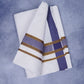 Feather Finish Cotton 2929 W/D Dhothie 3.80 MTR - Violet