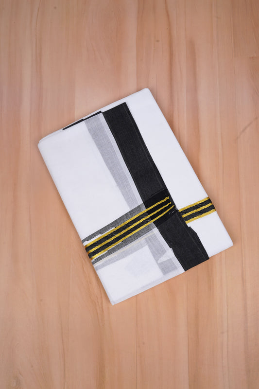 FCD-594 W/D DHOTI 3.80 MTR - Black