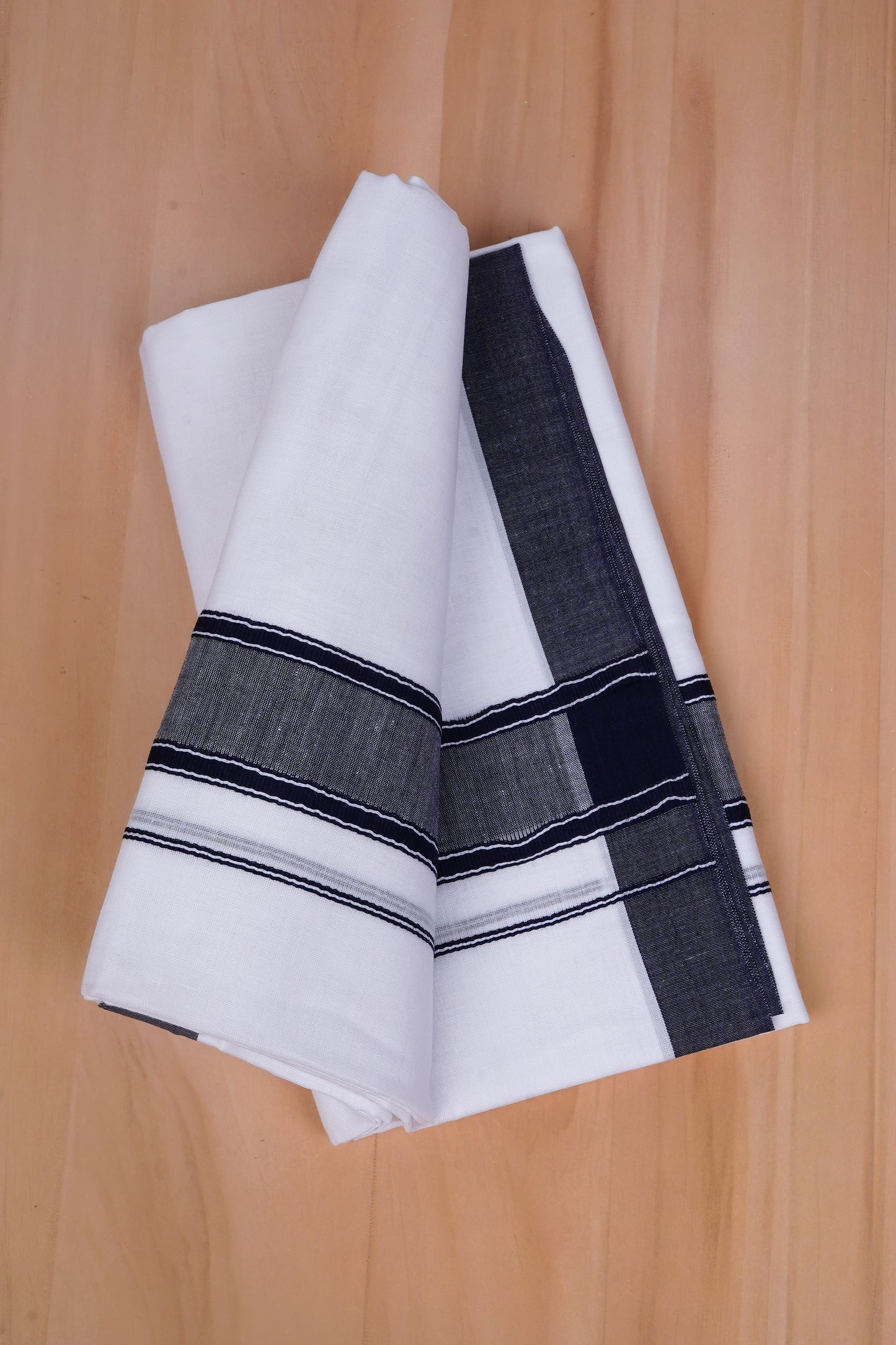 FCD-527 W/D DHOTI 3.80 MTR-Navy Blue