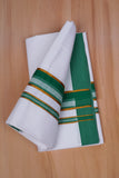 Popular Choice W/S Dhoti 2.00 MTR - Dark Green