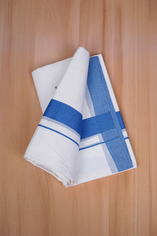 FCD-76 W/D DHOTI 3.80 MTR-Blue