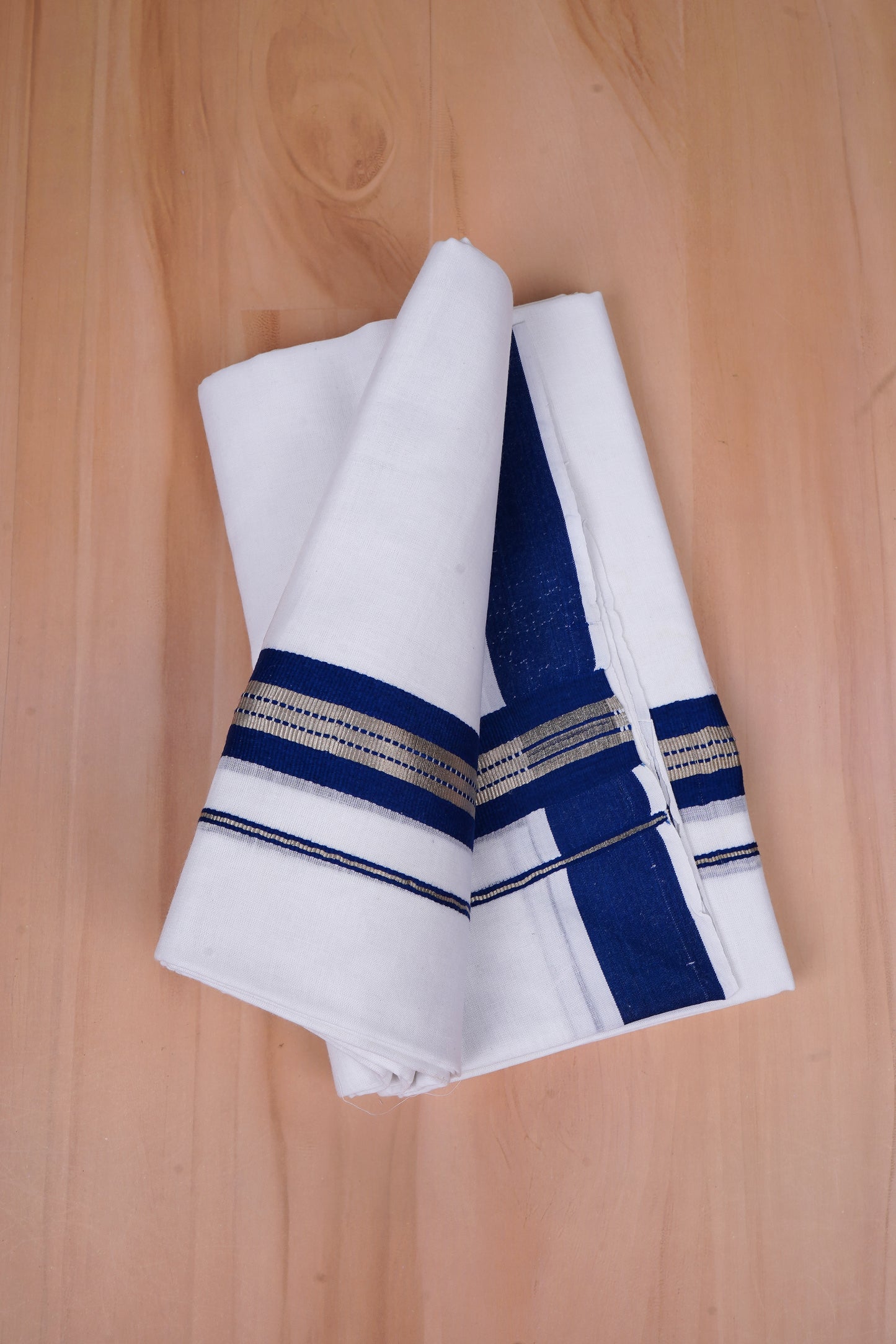 FCD-565 W/D DHOTI 3.80 MTR - Dark blue