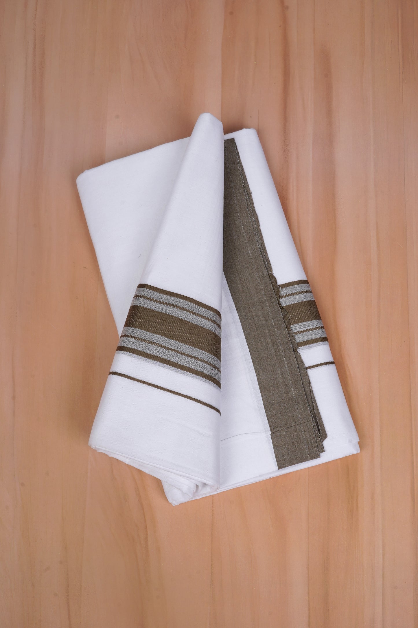 FCD-416 W/D DHOTI 3.80 MTR - L brown