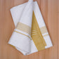 FCD-599 W/D DHOTI 3.80 MTR - Light Yellow