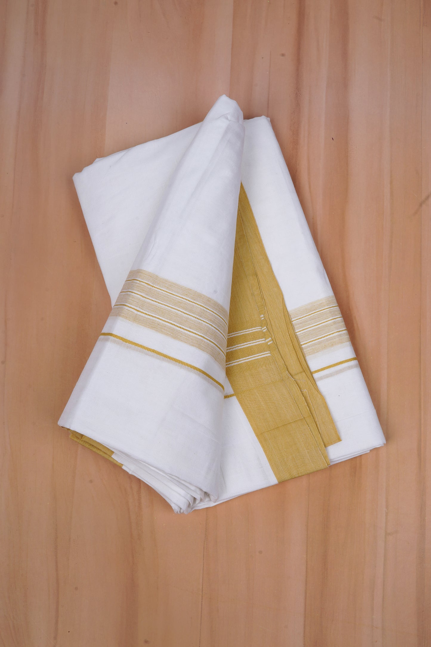 FCD-599 W/D DHOTI 3.80 MTR - Light Yellow